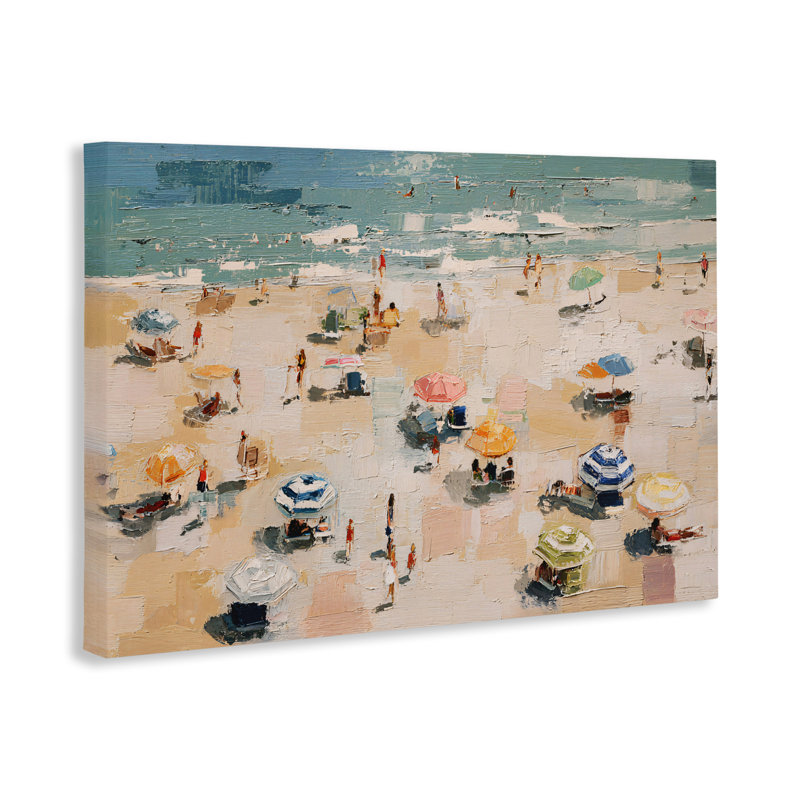 «Summer Beachgoers Expression», conception par Jacky Ngan, H 16 po x l 24 po