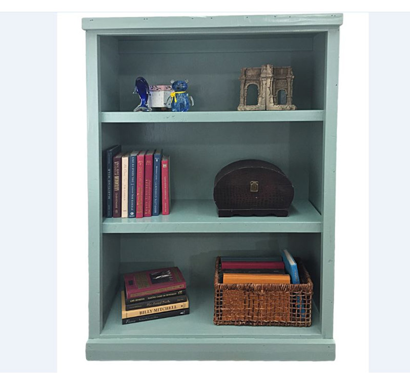 Alemany Bookcase, Antique Black