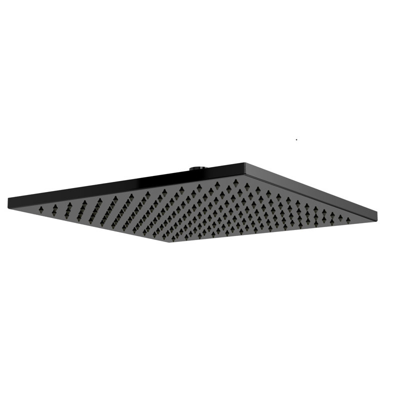 Rain Fixed Shower Head, Black