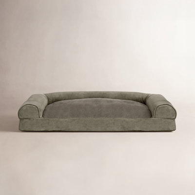 Faux Fur & Velvet Pillow Sofa Pet Bed