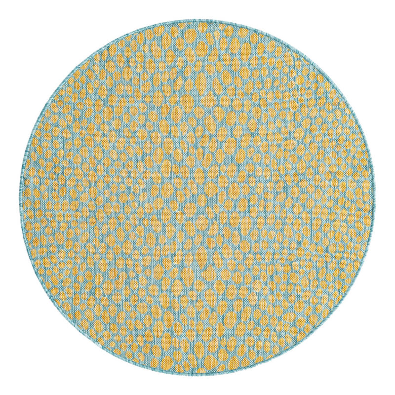 Jill Zarin Cape Town Indoor/Outdoor Rug, Round 3'1"
