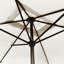 Parasol de jardin en acier et polyester 78,7 po x 118,1 po Sandy