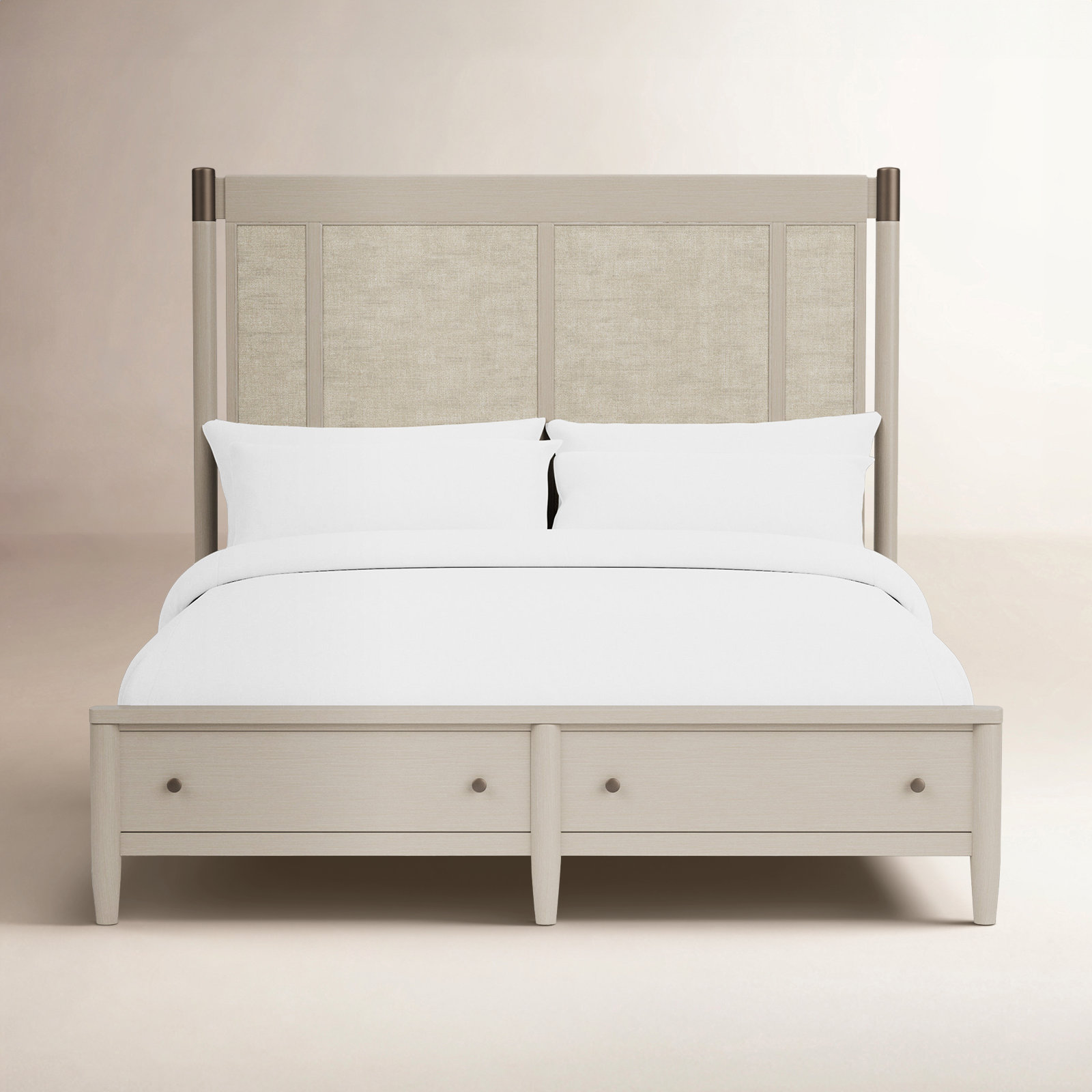 Shannen Woven Storage Bed, King