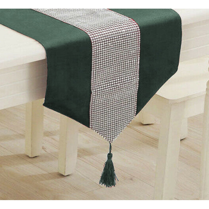 Strouse Modern Table Runner, Charcoal