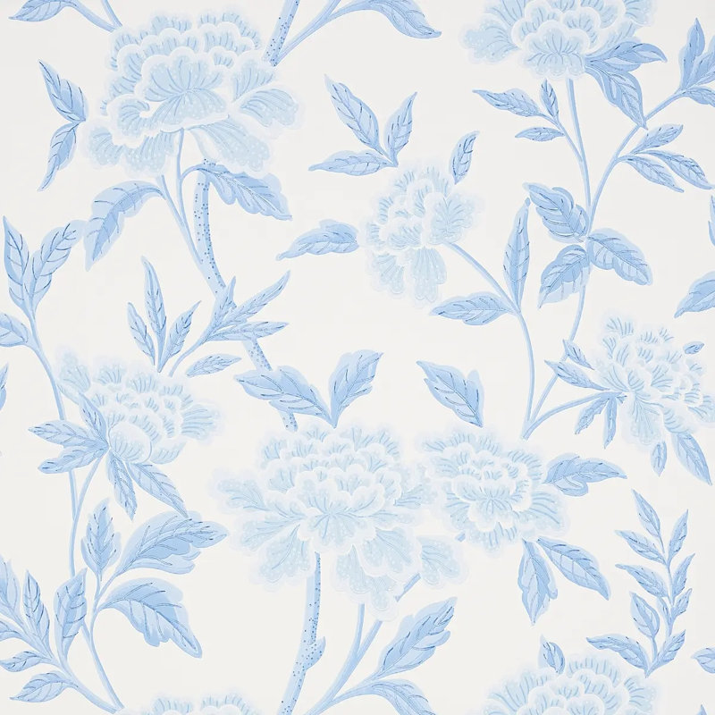 Whitney Floral Wallpaper, Blue