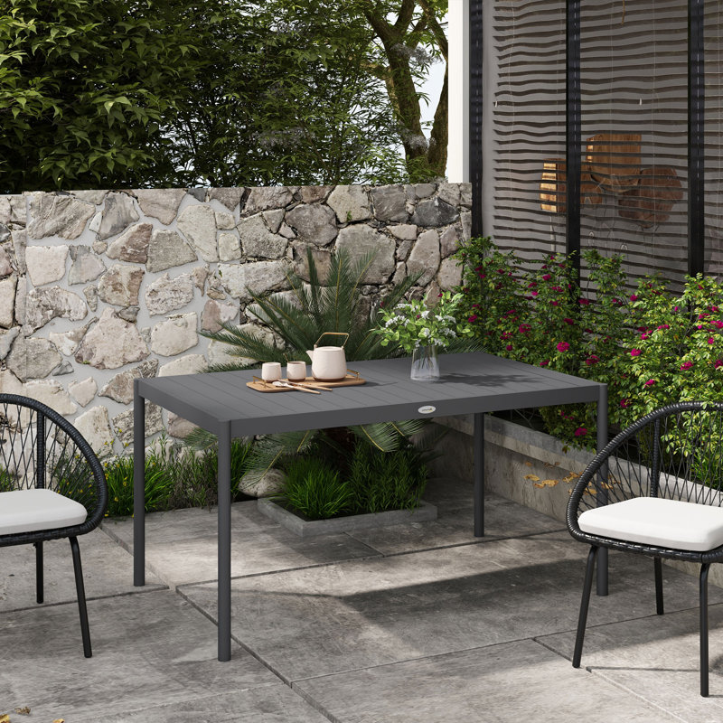 Glenhaven Rectangular Outdoor Dining Table , 90cm cm W 145cm cm D