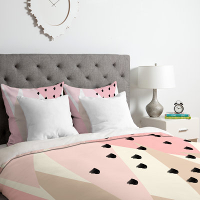 Allyson Johnson Polyester Abstract Duvet Cover