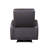 Deandre Top Grain Leather Power Motion Recliner with Metal Base