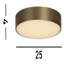 Akansha Plastic LED Flush Mount-2126872454