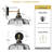 2 Light Dimmable Wall Sconces