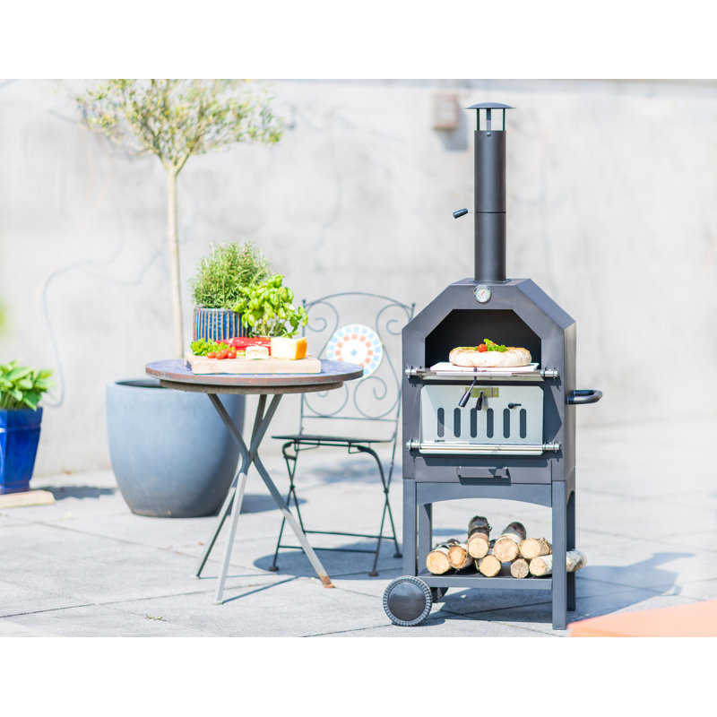 Lorenzo Novelty Steel Wood Burning Smokeless Chimnea