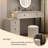 39.37"Modern Minimalist Solid Wood Vanity Table