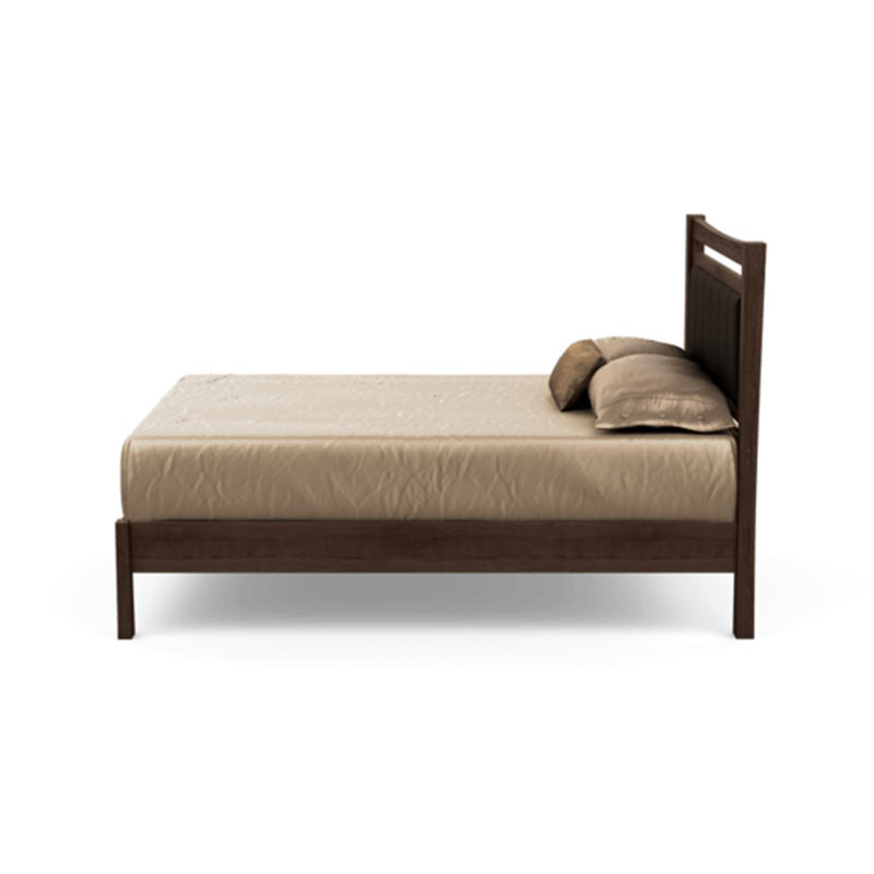 Monterey Upholstered Bed, California King, Natural Cherry, Ebony