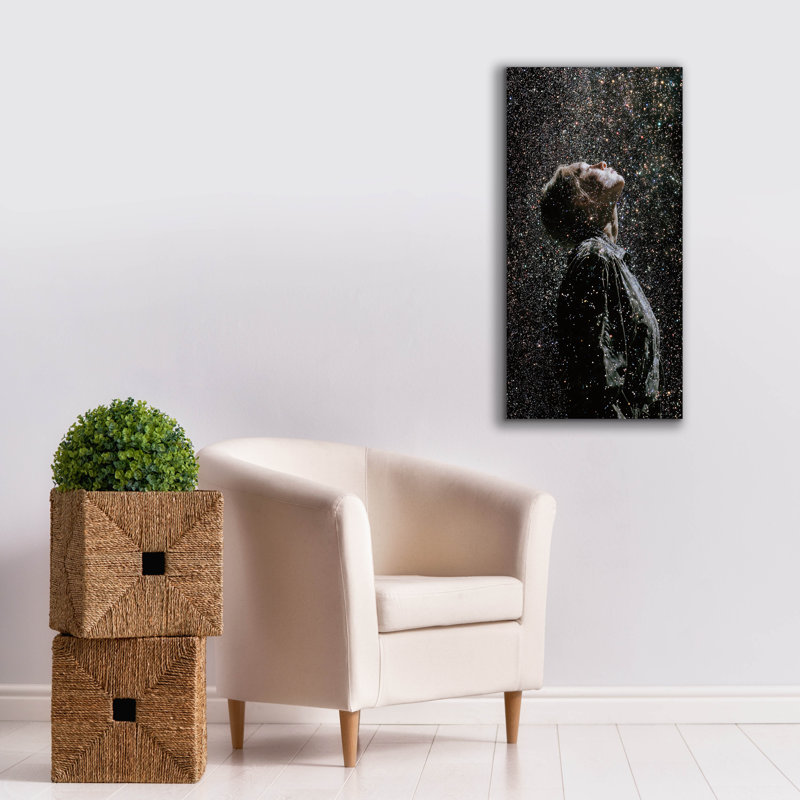  «Embrace The Universe» par Rich Monet, art mural sur toile, 20 po x 40 po, H 40 po x l 20 po