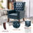 31.5" Wide Faux Leather Wingback Chair-1015972074