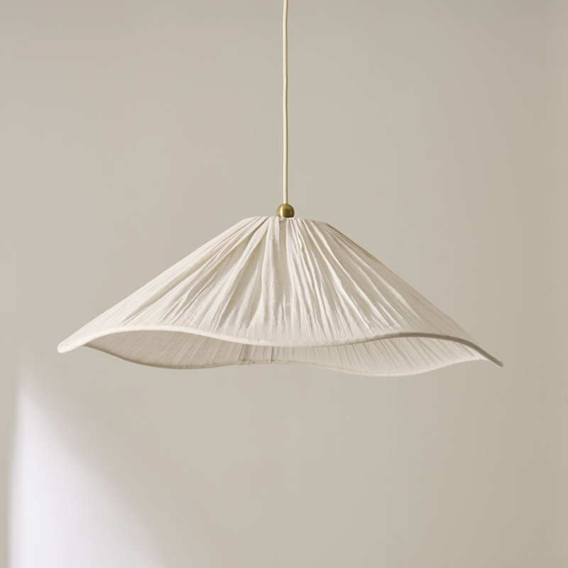 1 - Light Brushed Brass Pendant