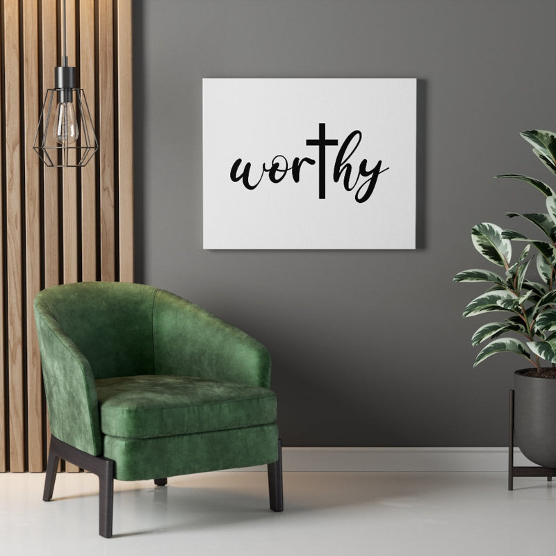 Worthy - Wrapped Canvas Print, 61cm H x 76cm W