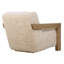 Fauteuil d'appoint en peau de mouton Acantha