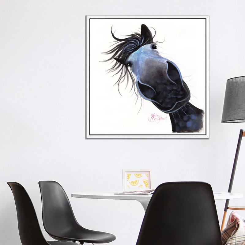 La Vie En Rose by Vincent Richeux - Floater Frame Print on Canvas, White Framed Canvas, 93.98 cm H x 93.98 cm W