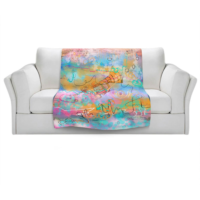 Hand Woven Throw Blanket, 68" x 80"