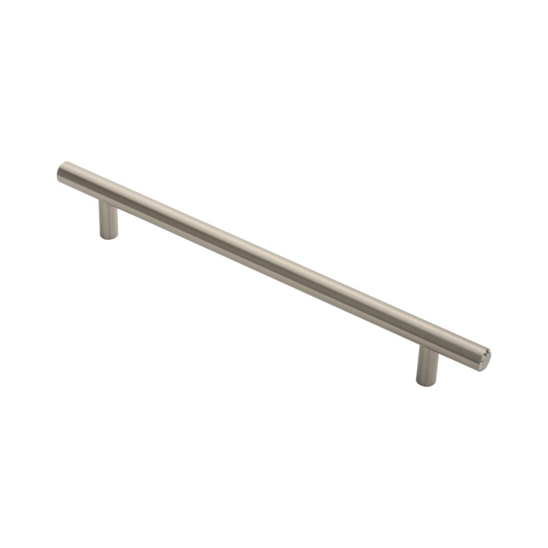Steel T-Bar Handle, Satin Nickel, 1.2 x 28.4cm
