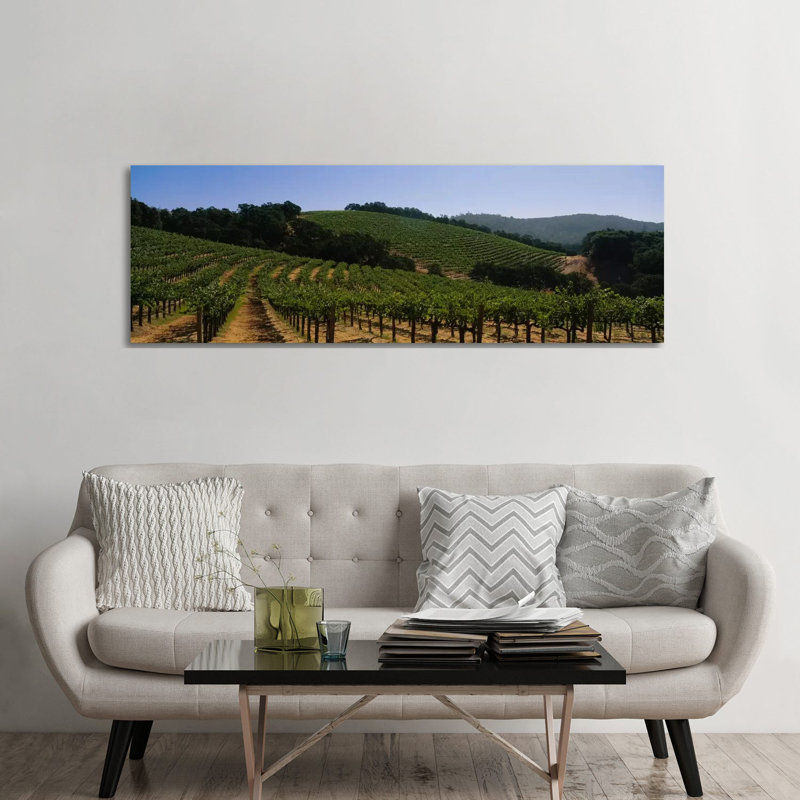 Amplified Gold On Black by Alex Wise - Wrapped Canvas Print, 182.88 cm H x 60.96 cm W