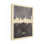 Art sur toile de Michael Tompsett, «Buffalo New York Skyline Gray»-514317791