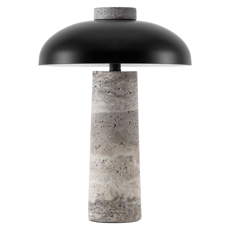 Table Lamp, Travertine