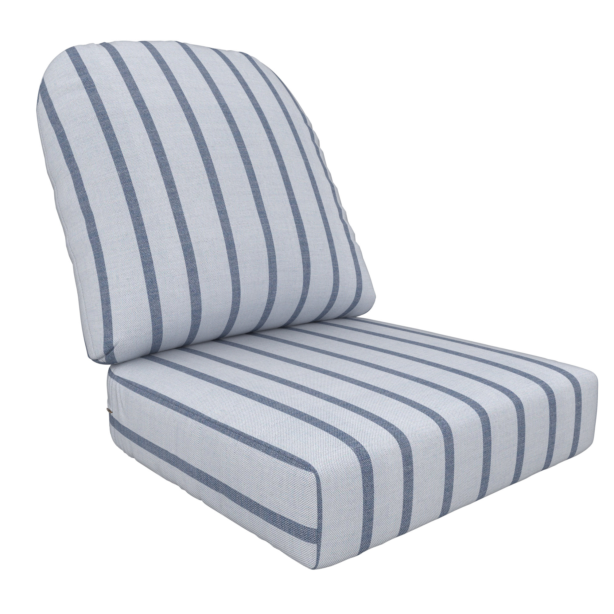 Amala Outdoor Sunbrella® Seat/Back Cushion, Sunbrella Unwind Sky