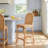 Lacie Rattan Scalloped Edge Bar Stool-2004969818