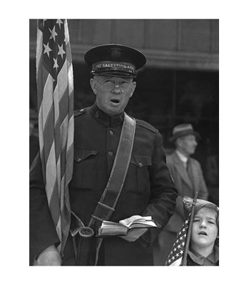 Salvation Army by Dorothea Lange - Unframed Photograph Print