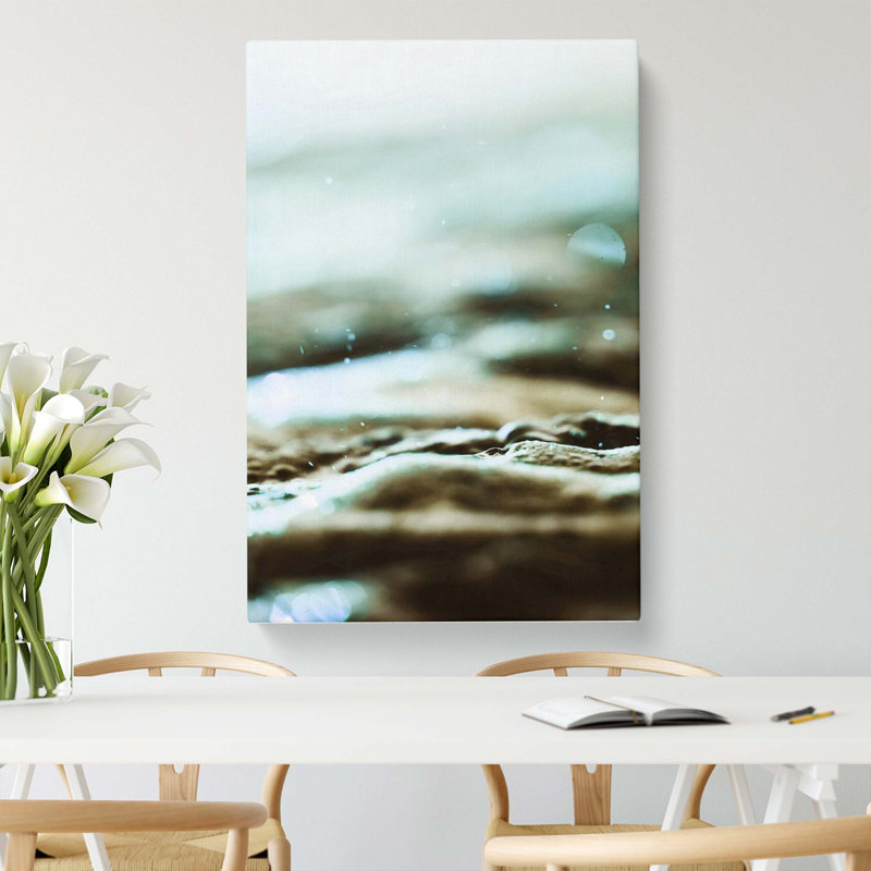 Magic Of The Water In Abstract - Wrapped Canvas, 50cm H x 35cm W x 3cm D