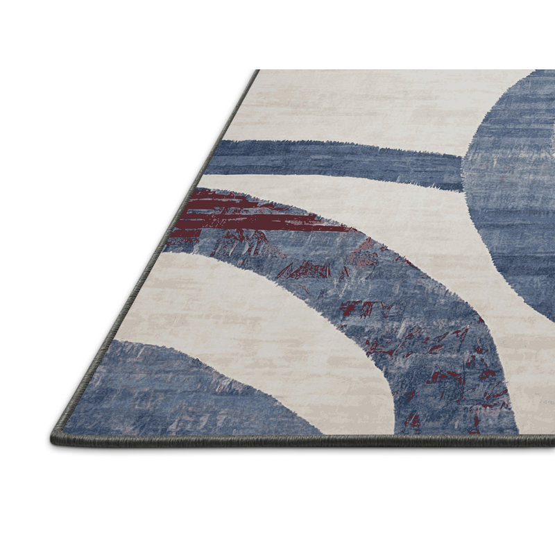Tapis gris soyeux et moelleux, Carré 8 pi