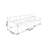 Modern in-line leather sofa-106030370