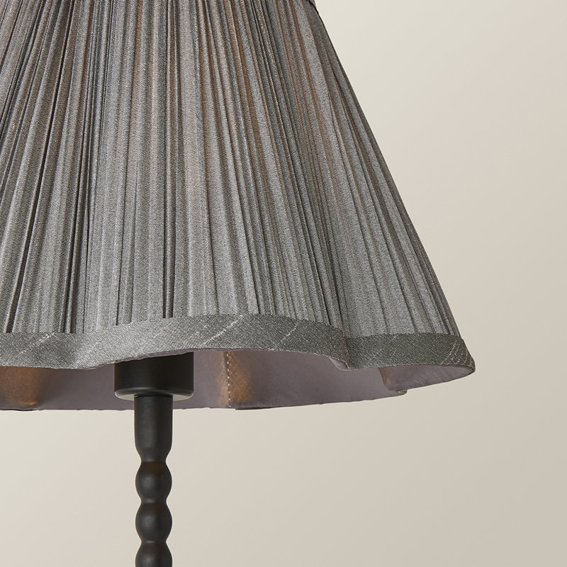 Cifuentes Metal Table Lamp, No, Grey, Black