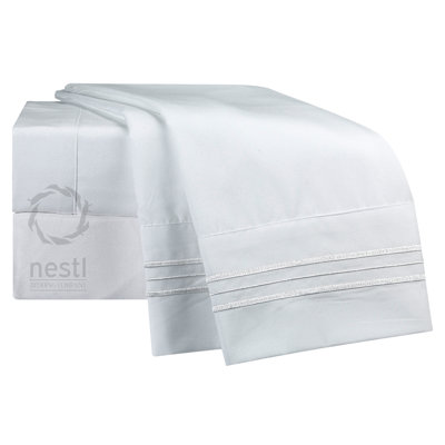 Microfiber Striped Sheet Set