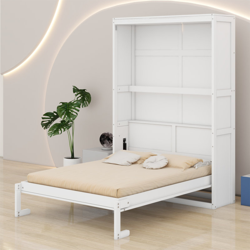 Lit escamotable mural avec tablettes Murphy