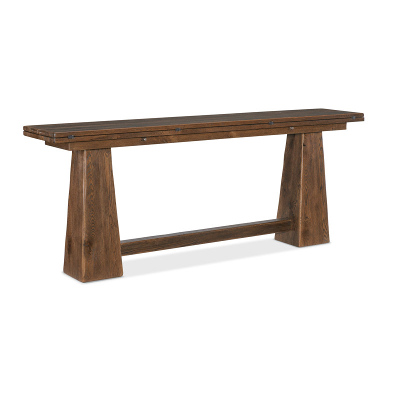 Driftwood 82'' W Console Table, Walnut