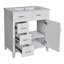30" Single Bathroom Vanity with Ceramic Top-858868681
