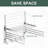 Aluminum Wall-Mounted Drying Rack-86773598