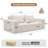 76'' Cloud Loveseat Sofa Couch,Boneless Couch with 2 Pillows for Living Room,Small Spaces-107828893