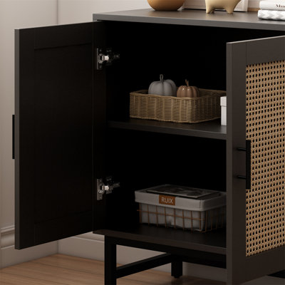 Iron Rectangle Accent Cabinet