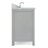 Cambridge 67'' Single Bathroom Vanity with Carrara Marble Top-90865211-132365651