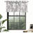 Floral Scalloped 52'' W Window Valance in-66606455-66606411
