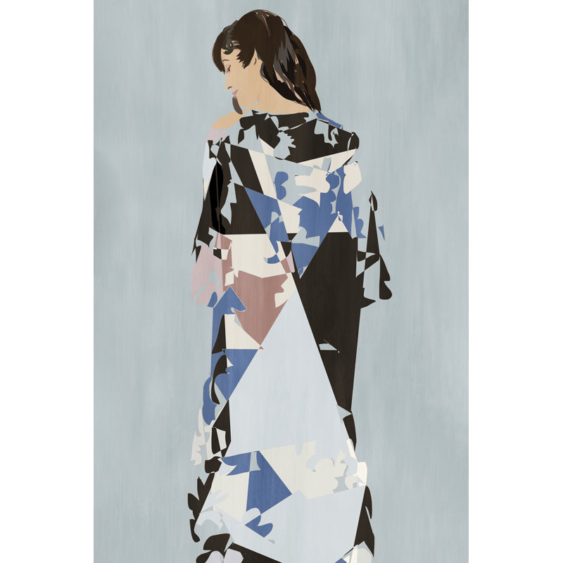 " Hues Of Indgio I " by Project C, 48" H x 32" W