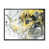 Toile avec cadre flottant noir