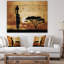 Paysage, arbre africain solitaire, photographie sur toile - arbre solitaire-1860413973-1860413963