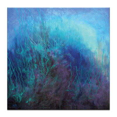 Deep Blue by Jennifer Webb - Wrapped Canvas Painting