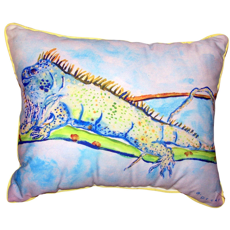  Coussin décoratif extérieur Iguana, 11 po x 14 po