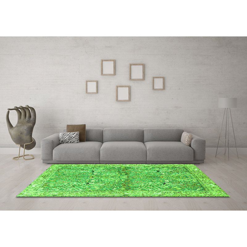 Washable Indoor Rug, Square 3'